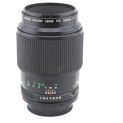 Canon FD 100mm f/4 Macro MF