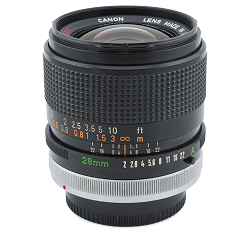 Canon FD 28mm f/2 MF